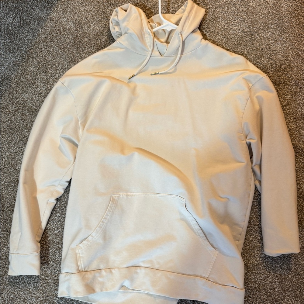 Revamped Cream Hoodie Jacket